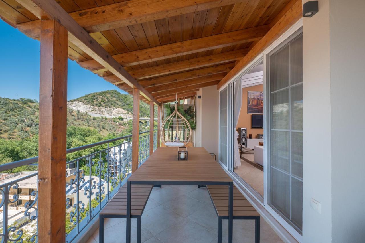 Panoramic View!Penthouse 120Qm Of Sea & Mountain Villa Loutra Edipsou  Luaran gambar