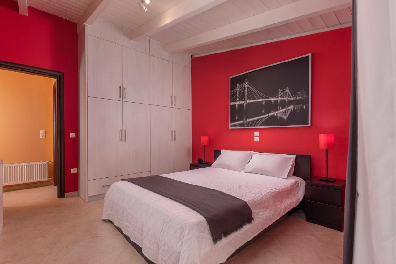 Panoramic View!Penthouse 120Qm Of Sea & Mountain Villa Loutra Edipsou  Luaran gambar